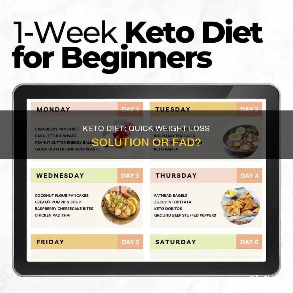 is keto diet good for quick weight loss