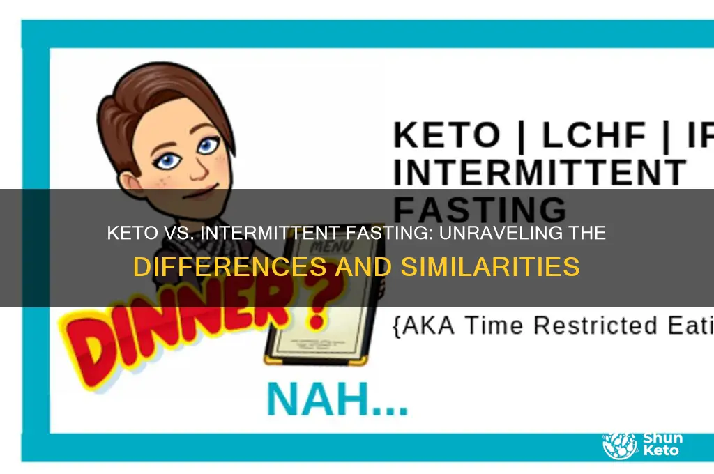 is keto diet same as intermittent fasting