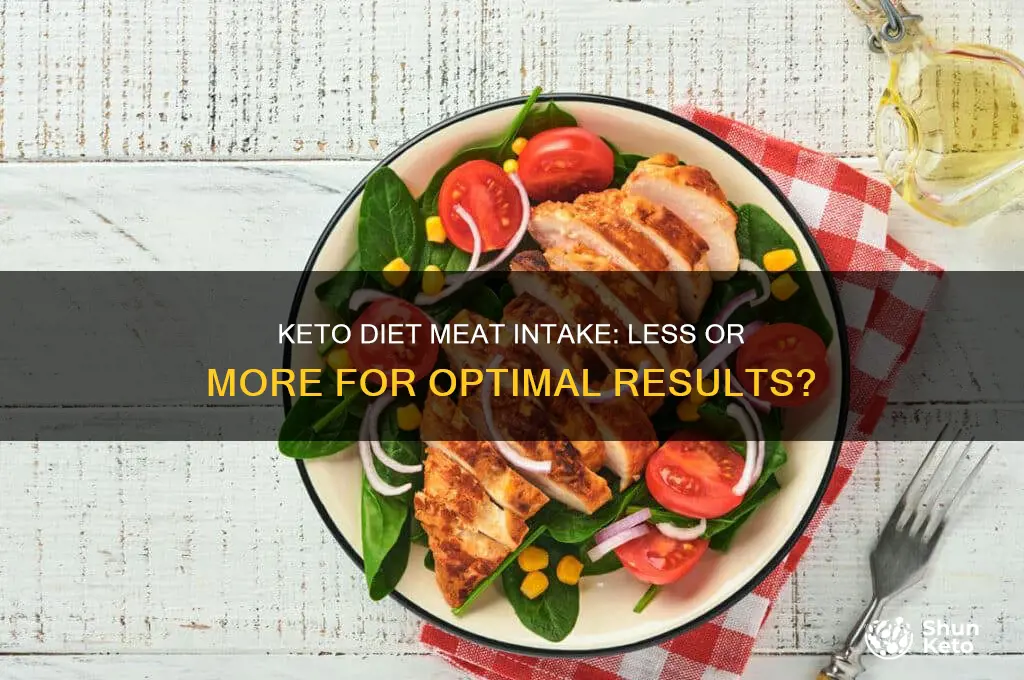 is keto diet supposed to have less or more meat