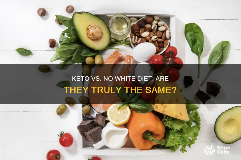 is keto diet the same as no white diet