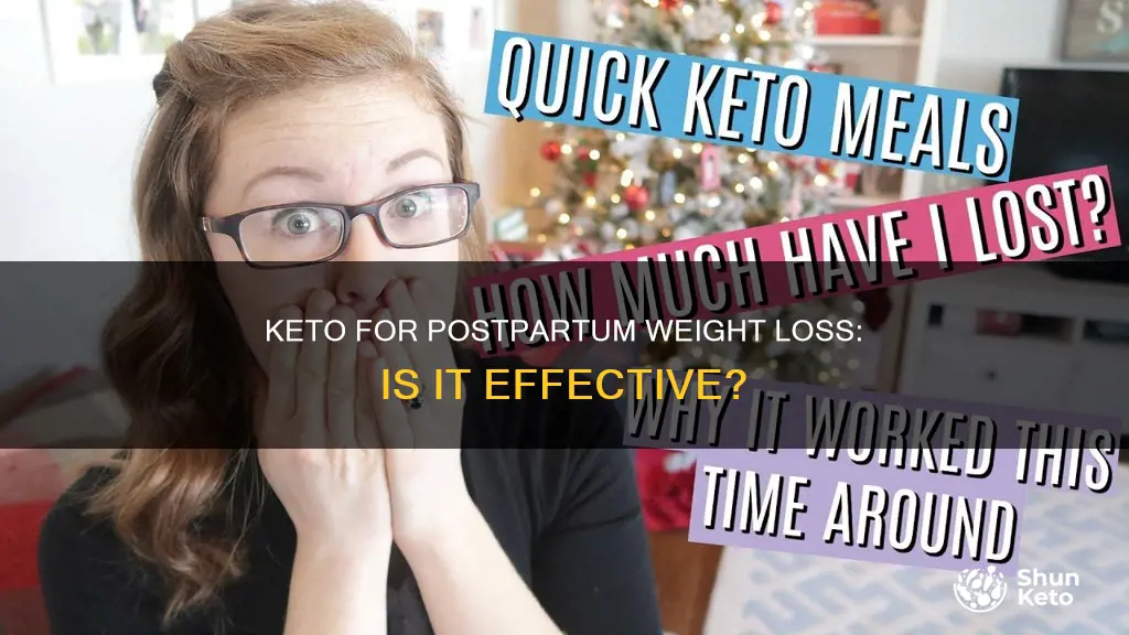 is keto good for postpartum weight loss