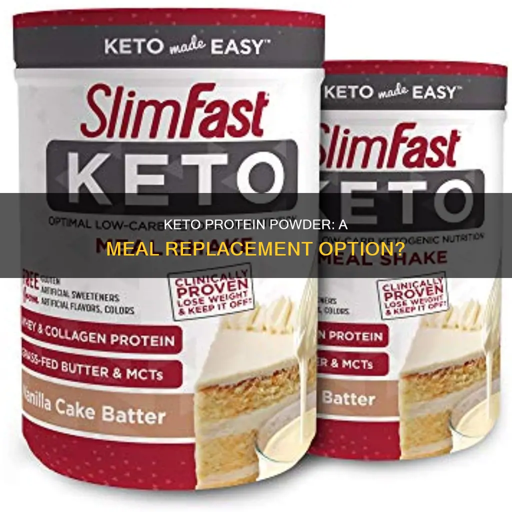 is keto protein powder a meal replacement