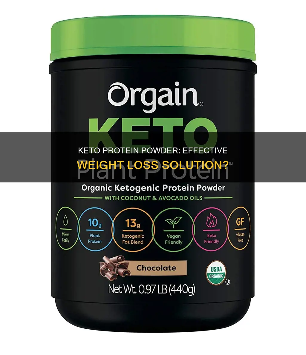 is keto protein powder good for weight loss