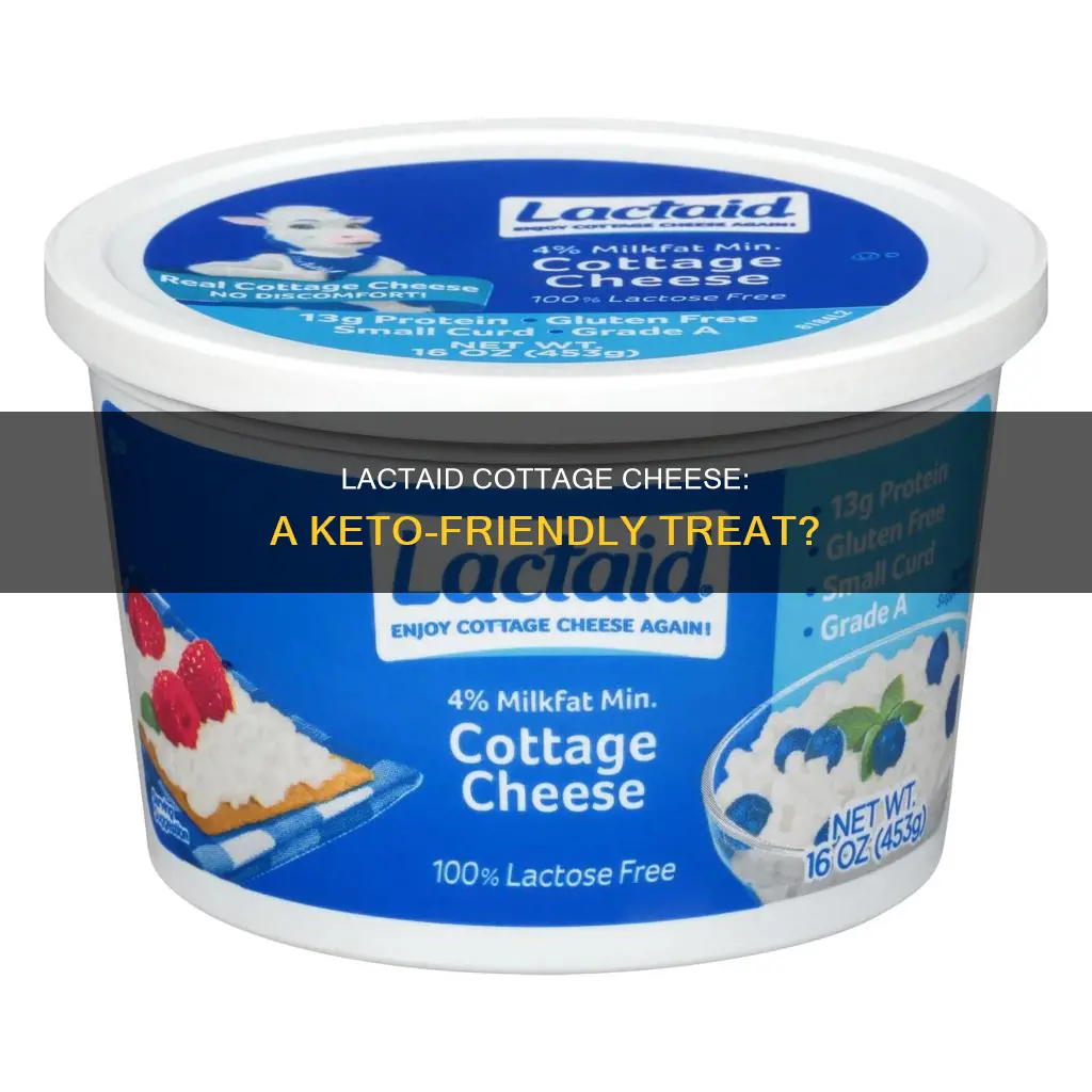 is lactaid cottage cheese keto