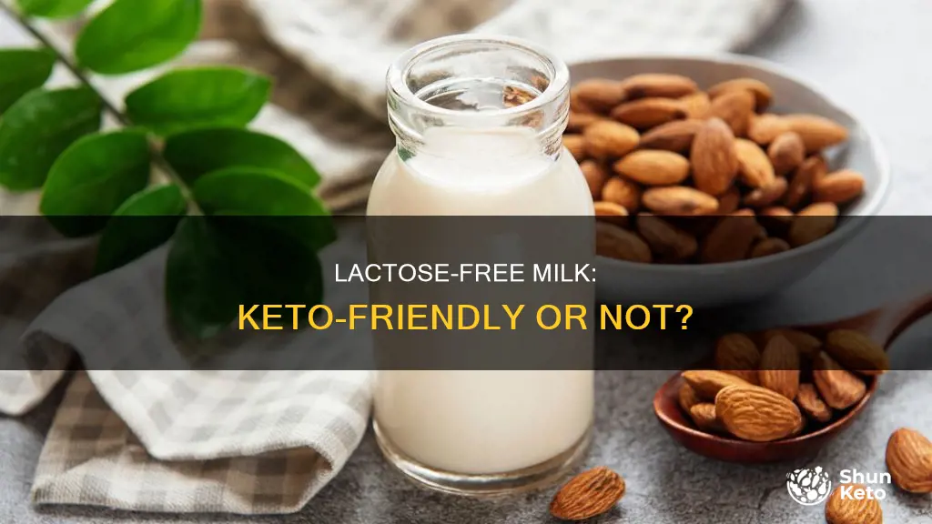 is lactose free milk keto