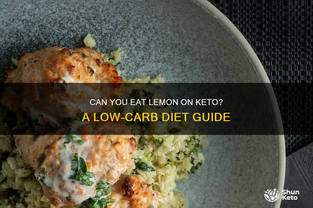 is lemon allowed in keto diet