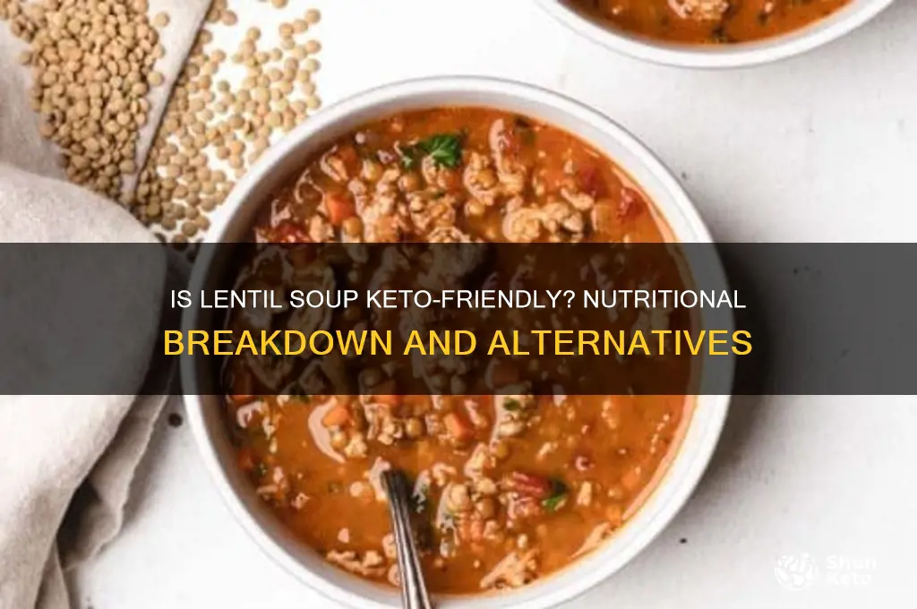 is lentil soup keto
