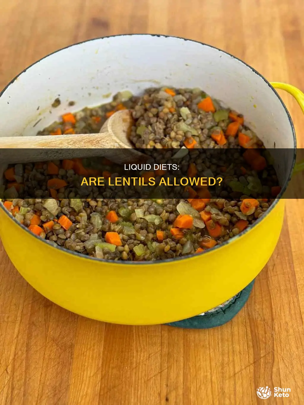 is lentils full liquid diet