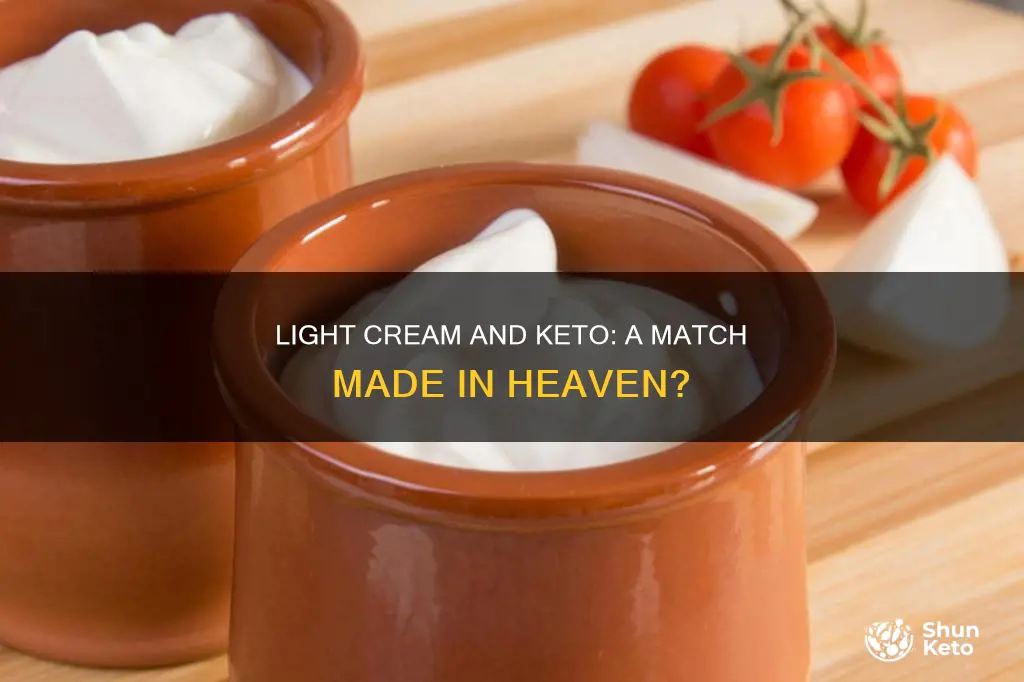 is light cream keto