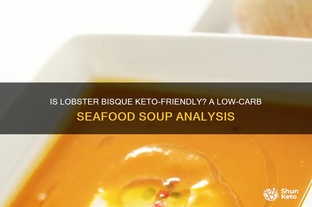 is lobster bisque keto