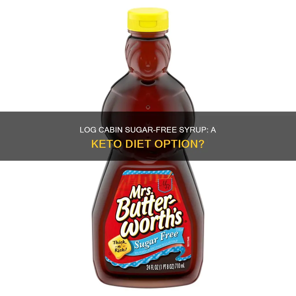 is log cabin sugar free syrup keto