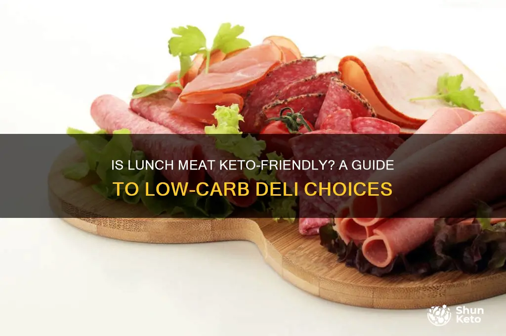 is lunch meat keto
