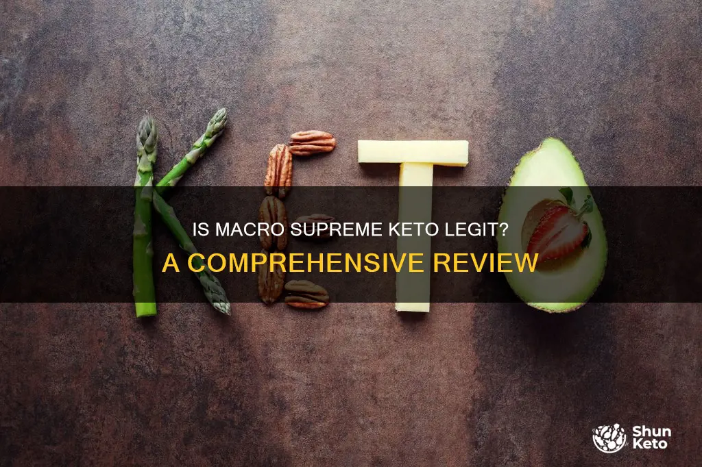 is macro supreme keto legit