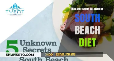 Can Maple Syrup Fit in the South Beach Diet?
