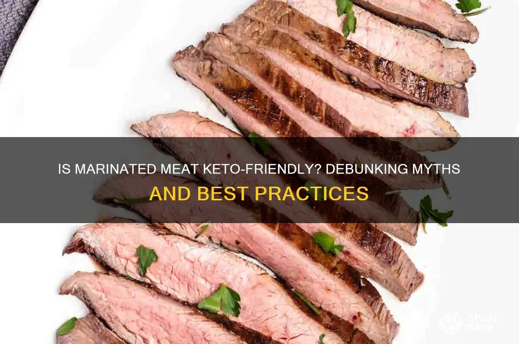 is marinated meat bad on keto diet