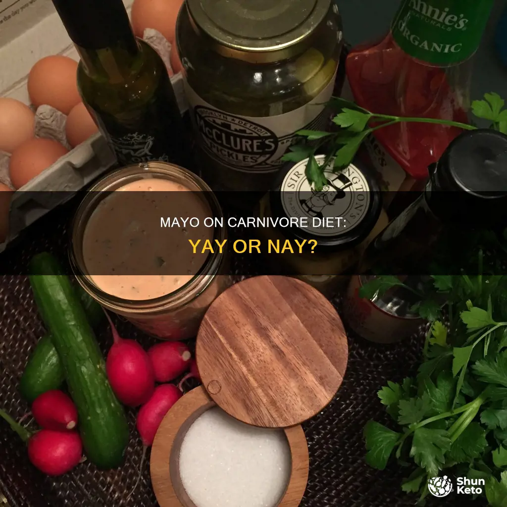 is mayo ok for carnivore diet