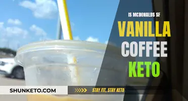 McDonald's SF Vanilla Coffee: Keto-Friendly or Not?