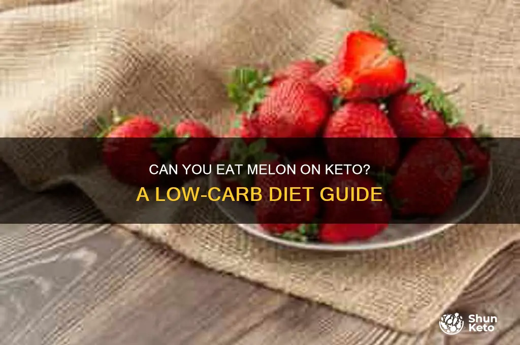is melon allowed on keto diet