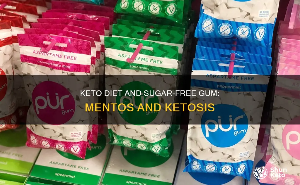 is mentos sugar free gum keto