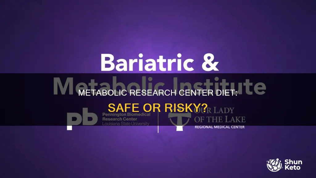 is metabolic research center diet safe
