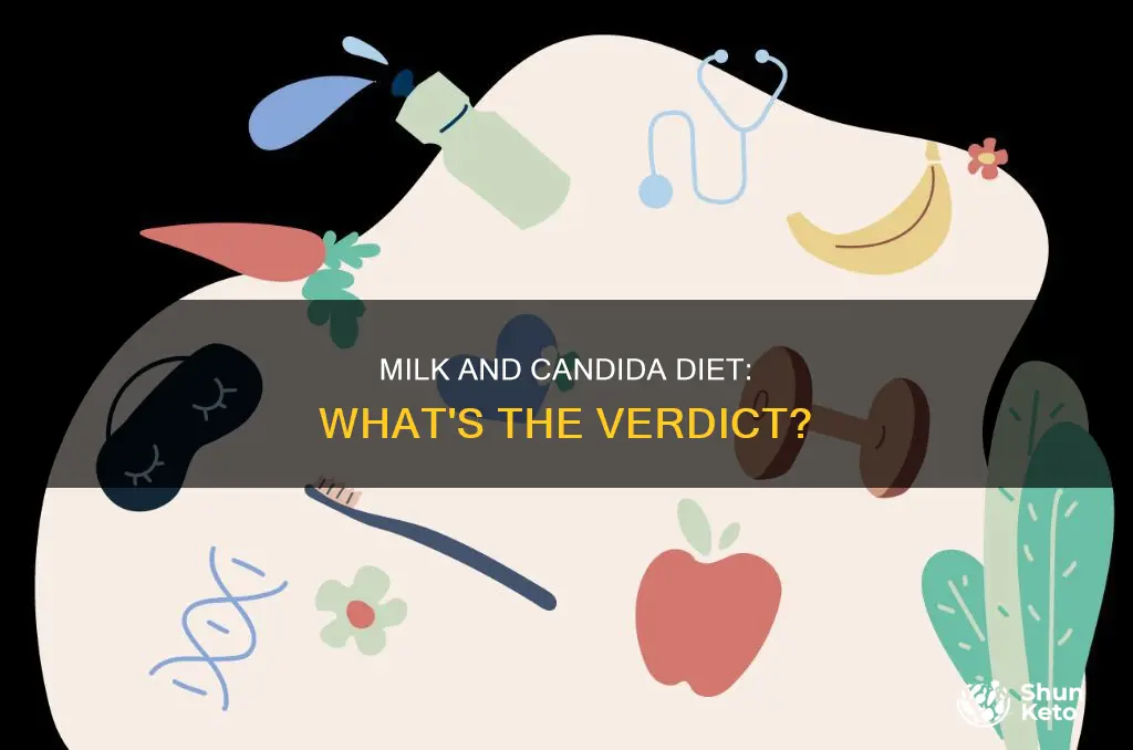 is milk allowed on candida diet