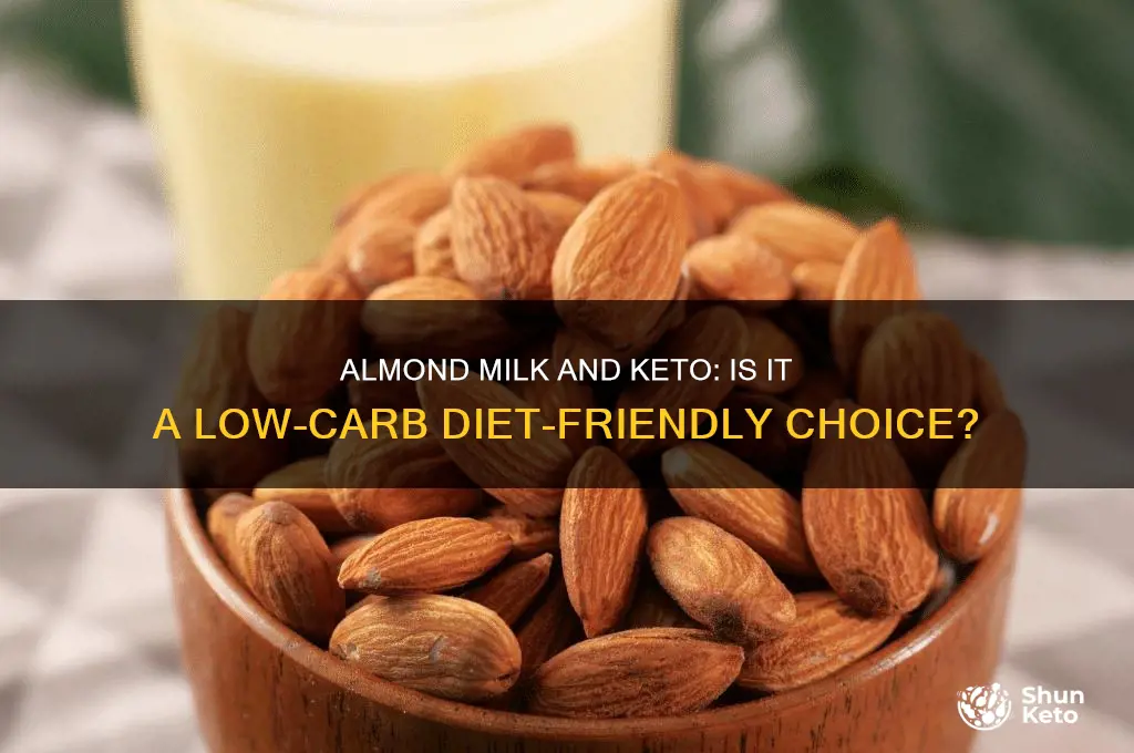 is milk almond milk ok in keto diet