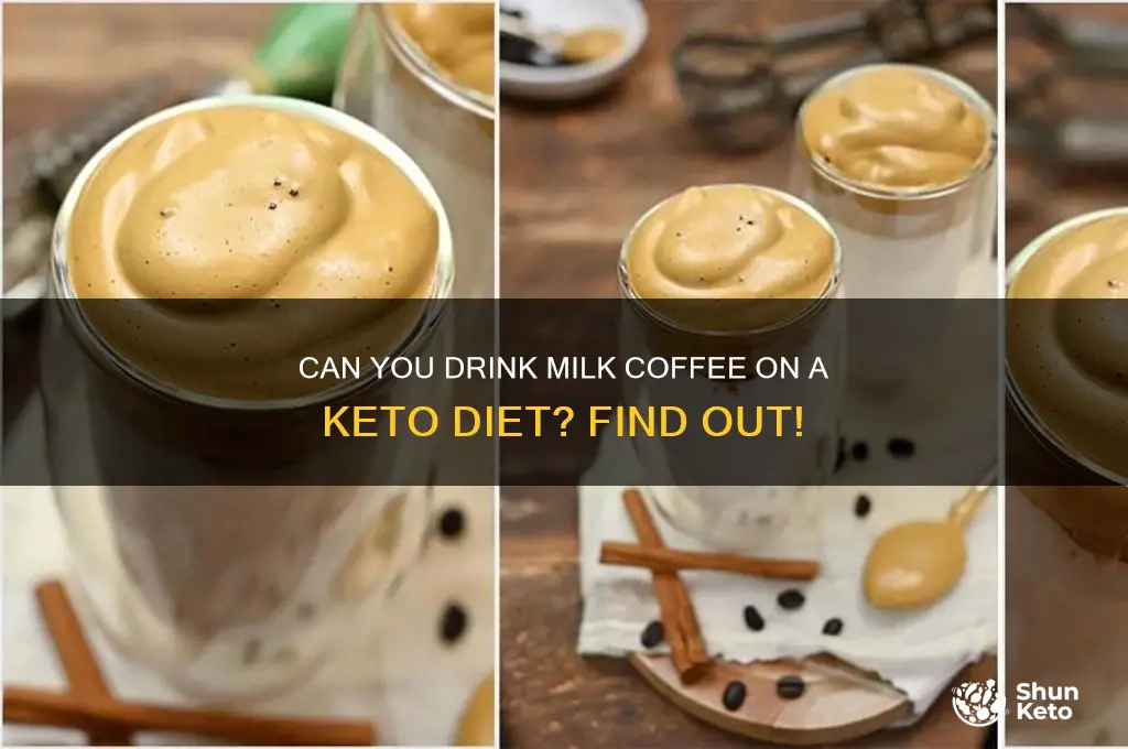 is milk coffee allowed in keto diet