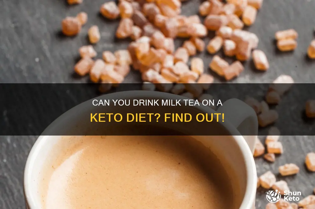 is milk tea allowed in keto diet