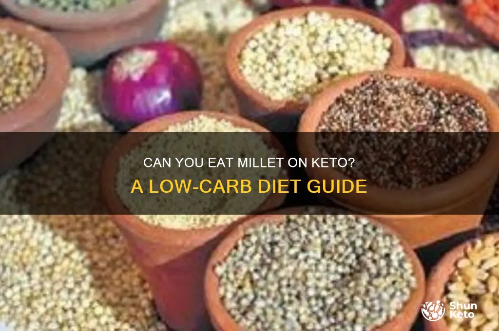 is millet allowed in keto diet