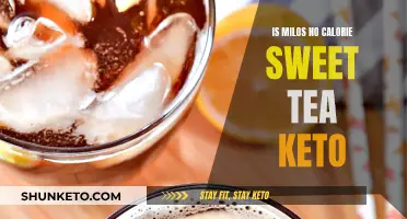 Milos No-Calorie Sweet Tea: A Keto-Friendly Beverage?