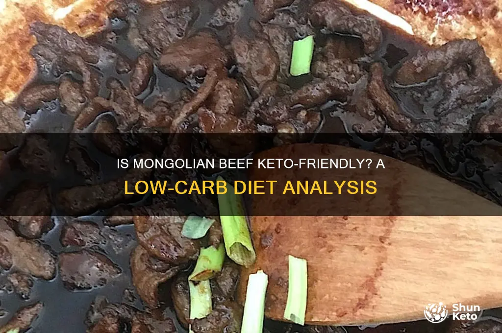 is mongolian beef keto