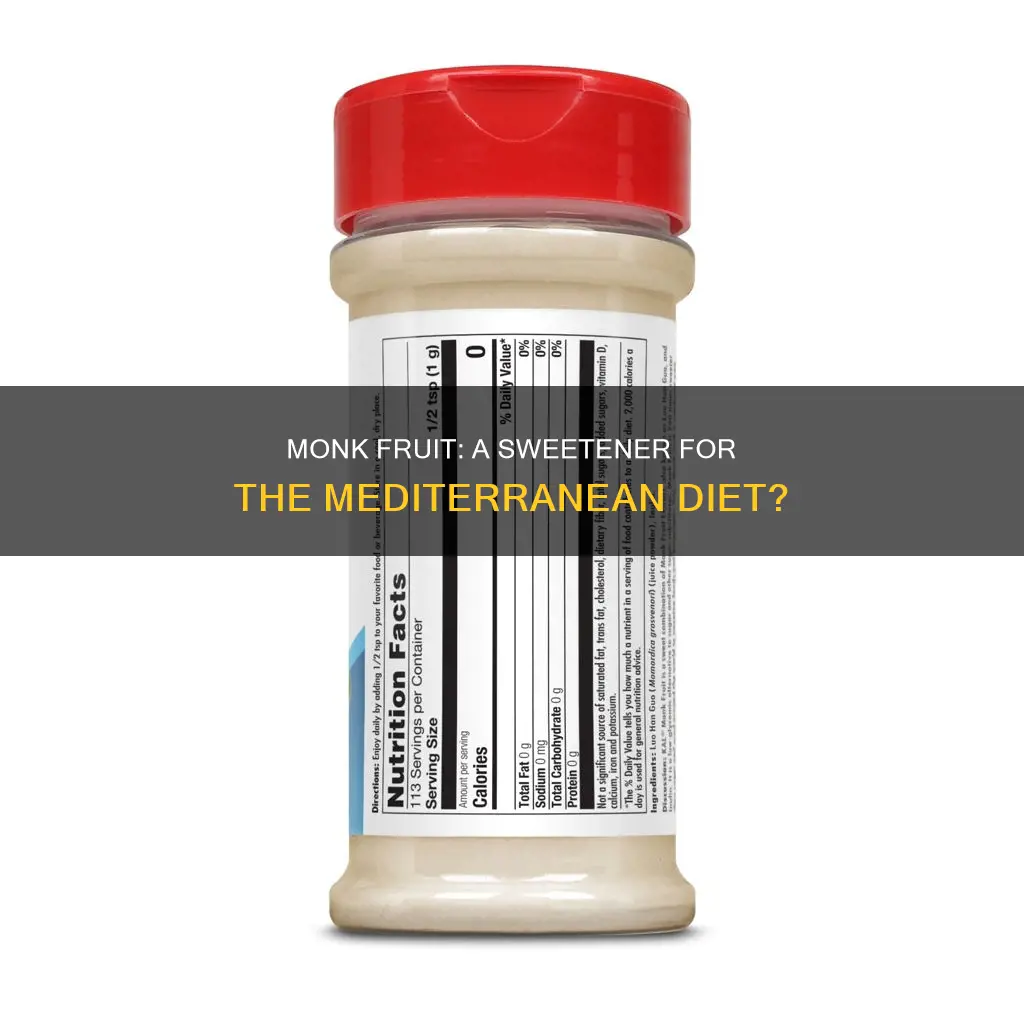 is monk fruit mediterranean diet friendly