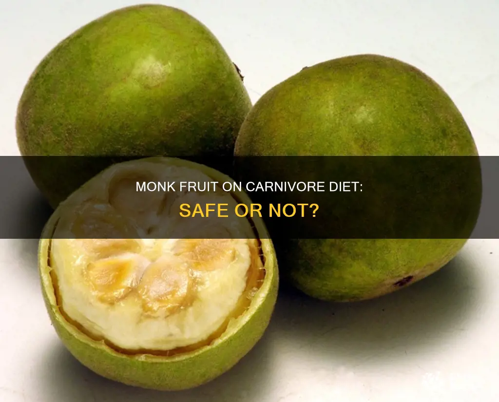 is monk fruit ok on carnivore diet