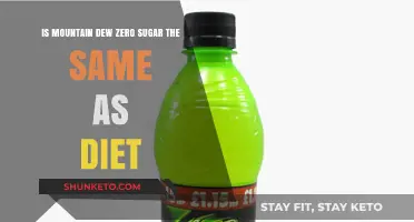Mountain Dew Zero Sugar: Same as Diet?