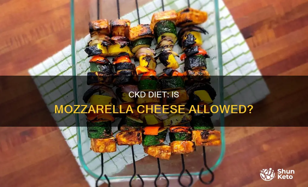 is mozzarella cheese allowed on a ckd diet