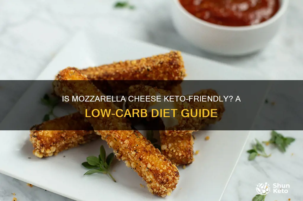 is mozzarella cheese ok on keto diet