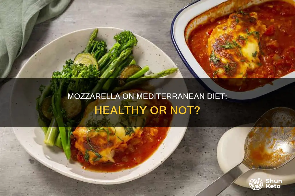 is mozzarella cheese ok on mediterranean diet