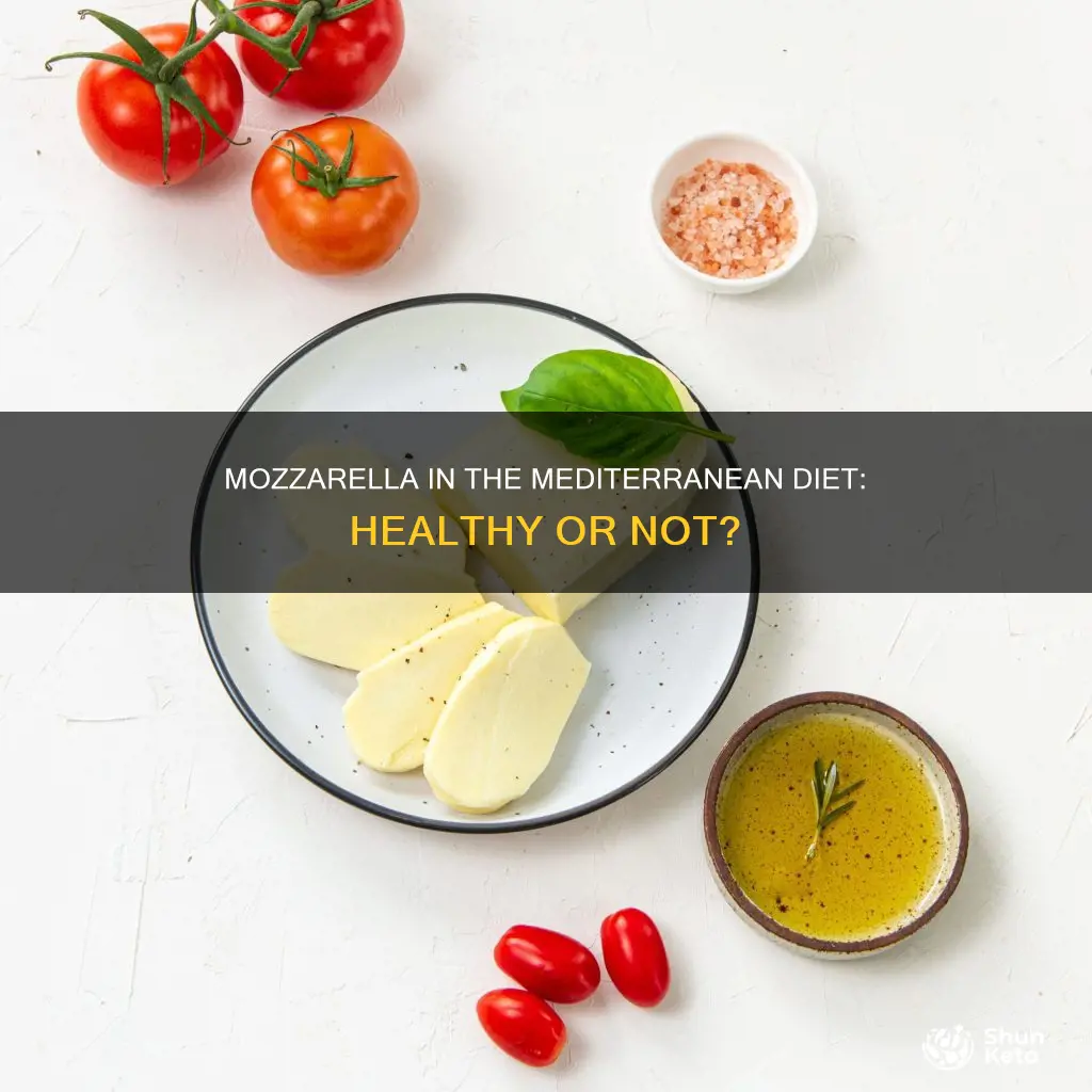 is mozzarella cheese on the mediterranean diet