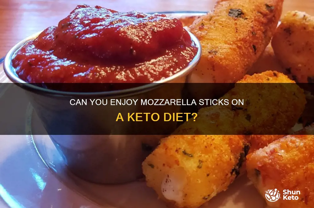 is mozzarella stick keto diet