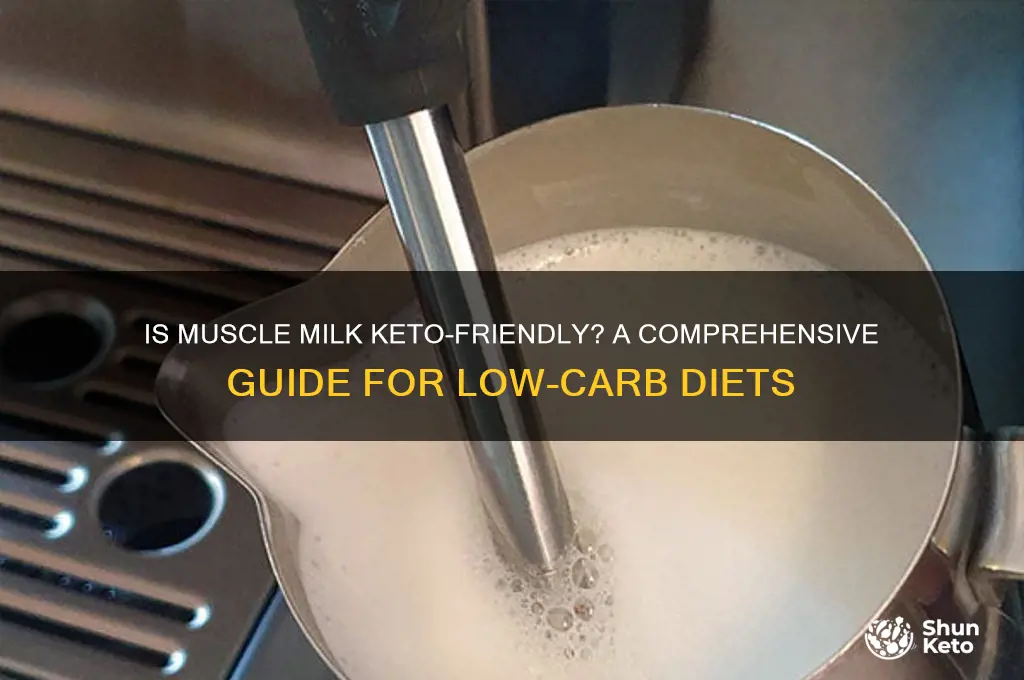is muscle milk keto