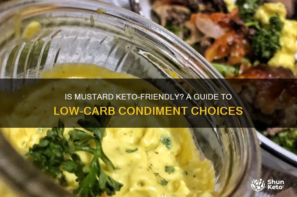 is mustard acceptable on the keto diet