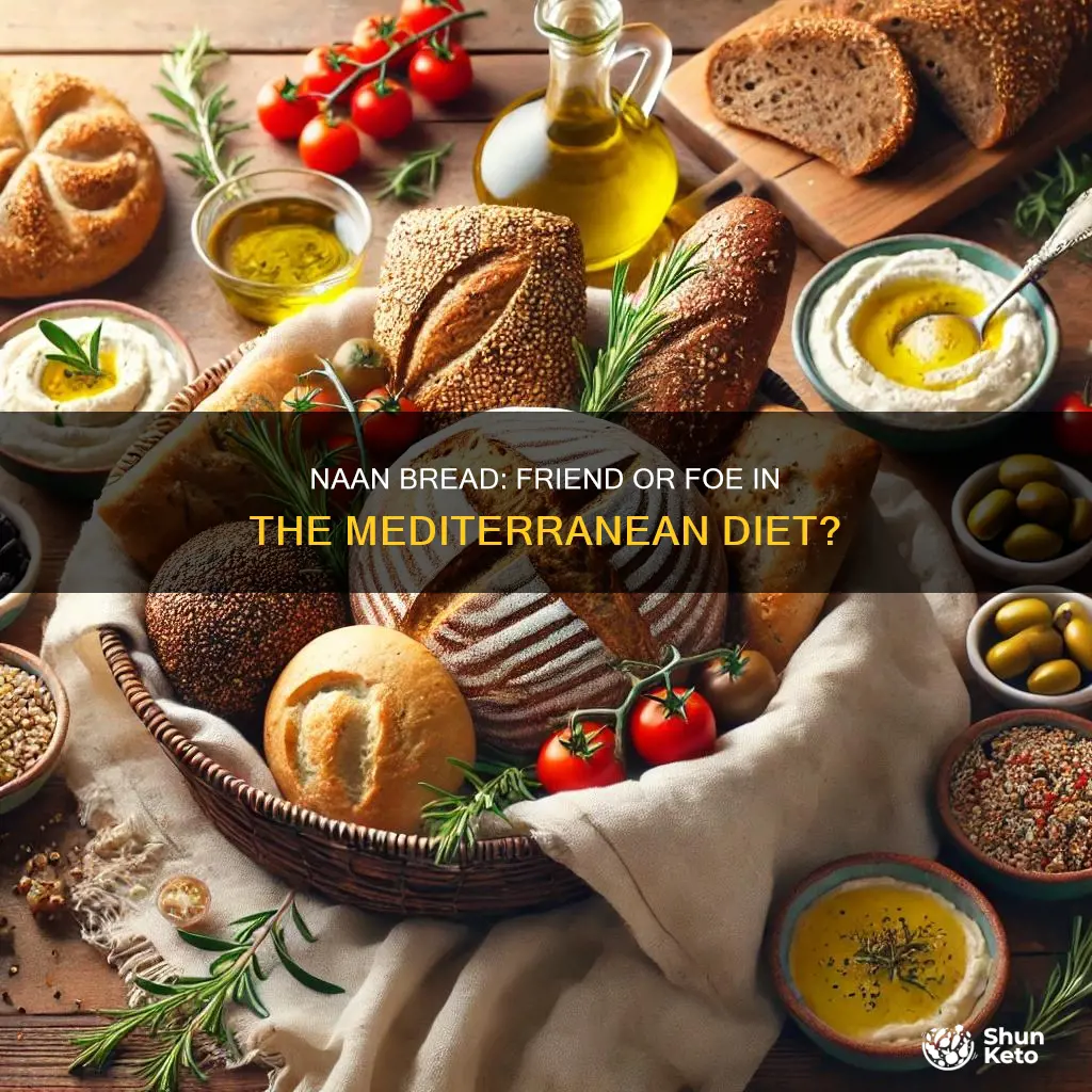is naan bread ok for mediterranean diet