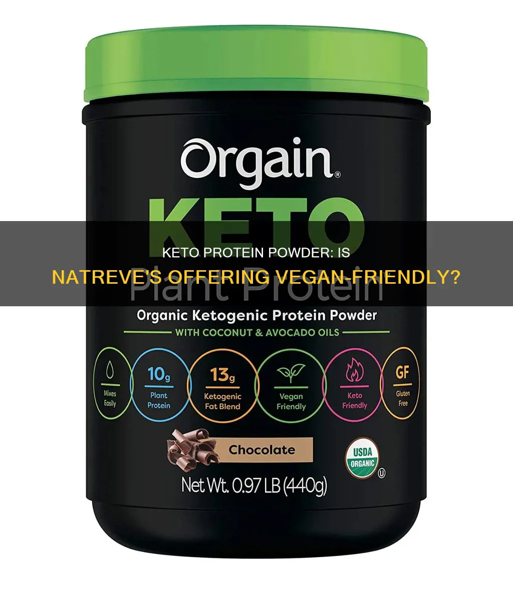 is natreve keto protein powder vegan