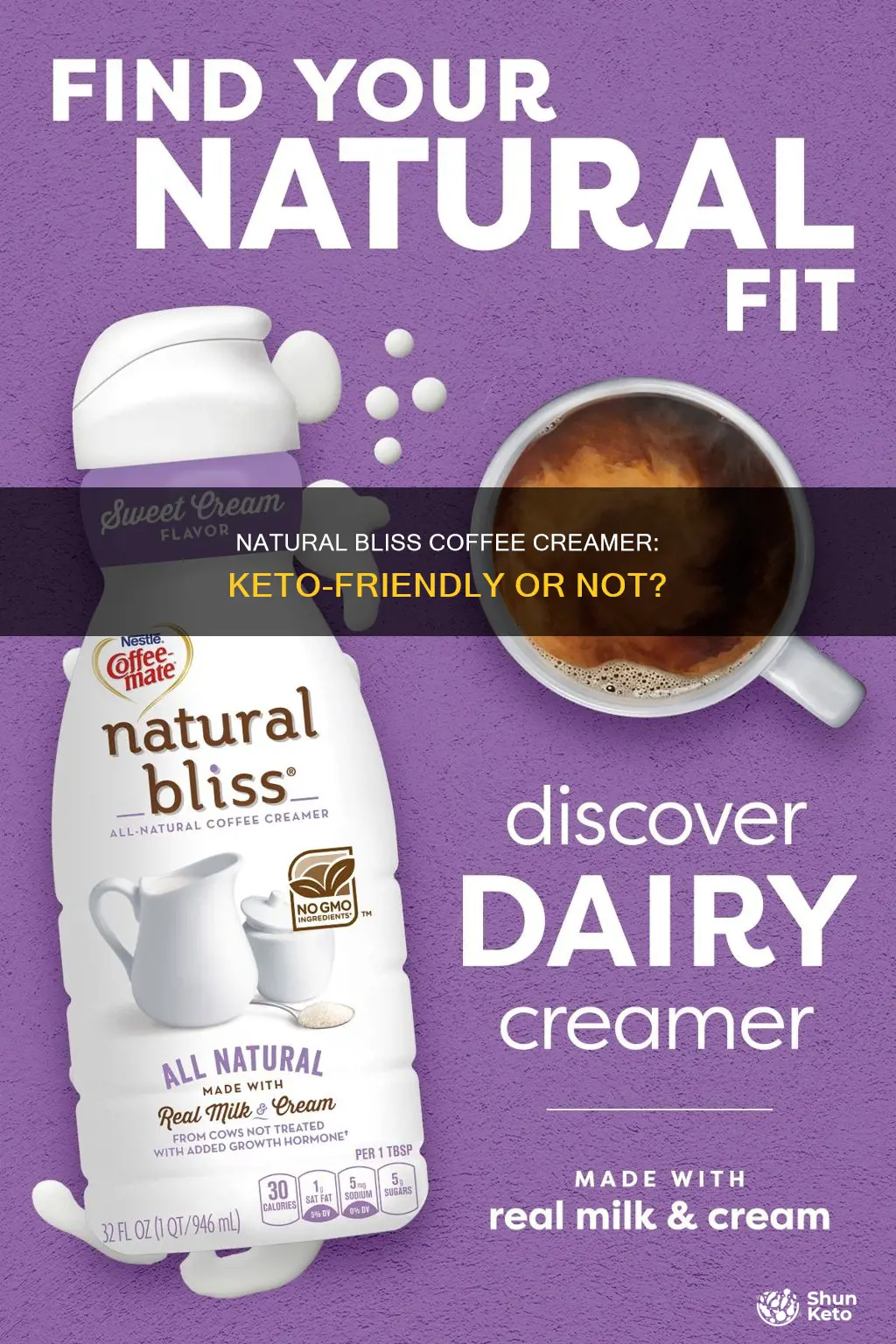 is natural bliss coffee creamer keto