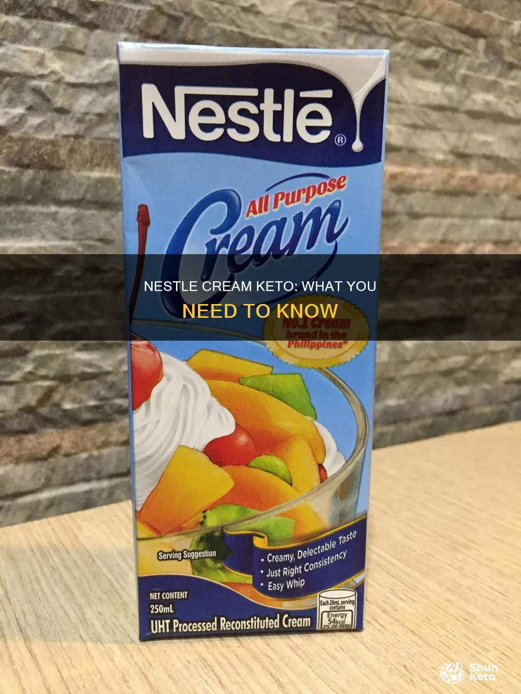 is nestle cream keto