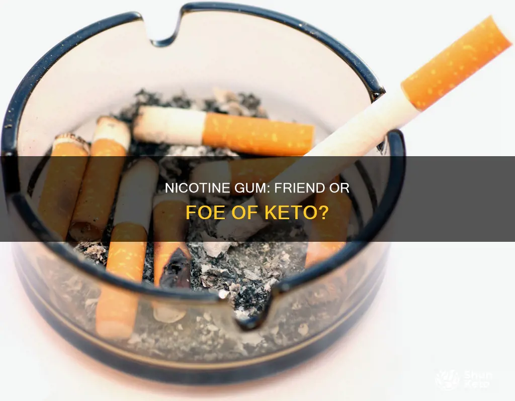 is nicotine gum bad for keto