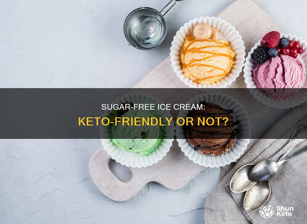 is no sugar added ice cream keto