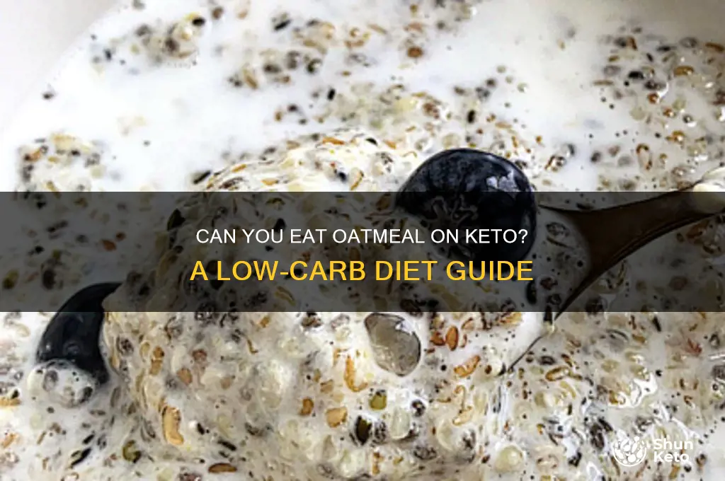 is oatmeal allwoed on keto diet