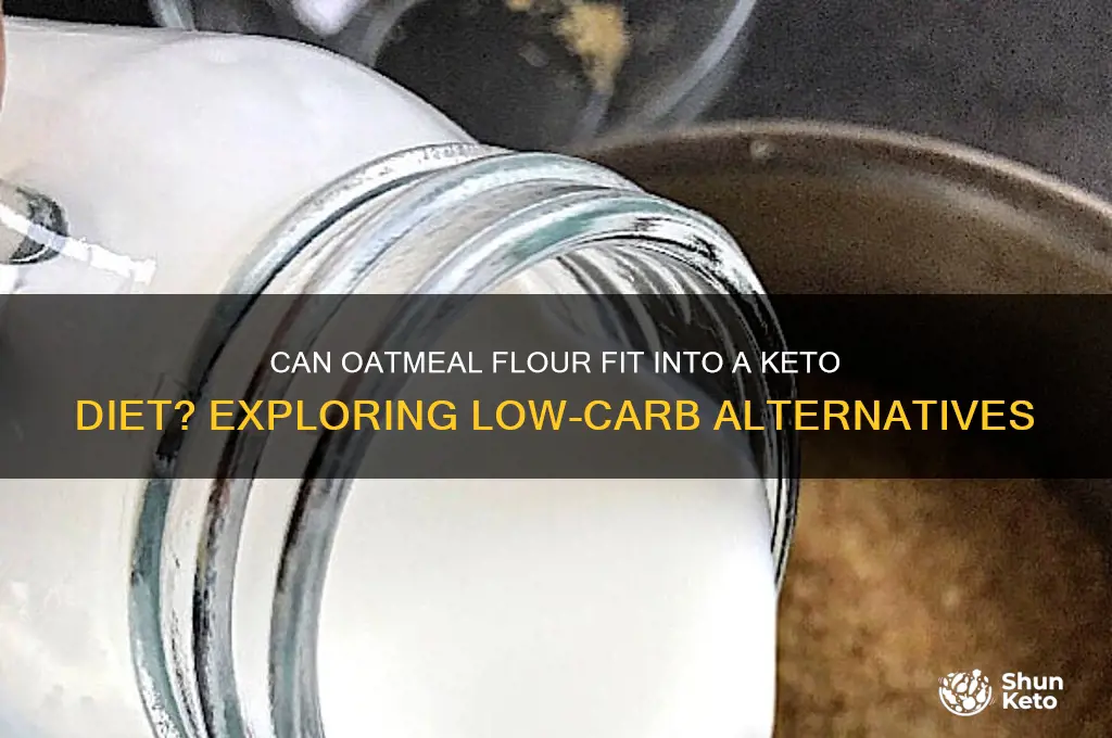 is oatmeal flour substitute for keto diet