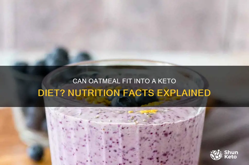 is oatmeal included in the keto diet